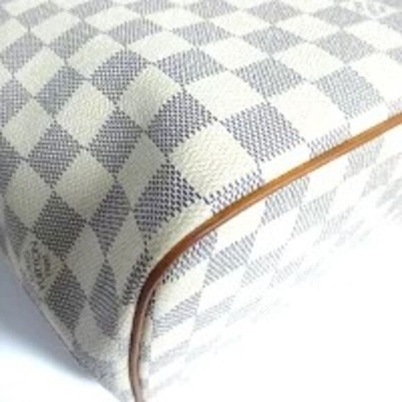 Louis Vuitton Saleya PM Damier Azur PVC Leather Handbag - Picture 2 of 13